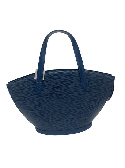 Louis Vuitton Saint Jacques Handbag Epi Leather, Blue, Leather, Handbag