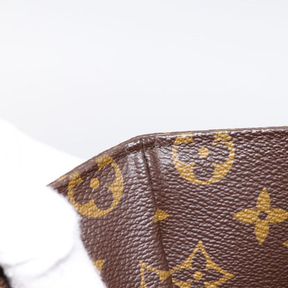Louis Vuitton Shopping Sac Monogram Canvas, Brown, Canvas, Handbag