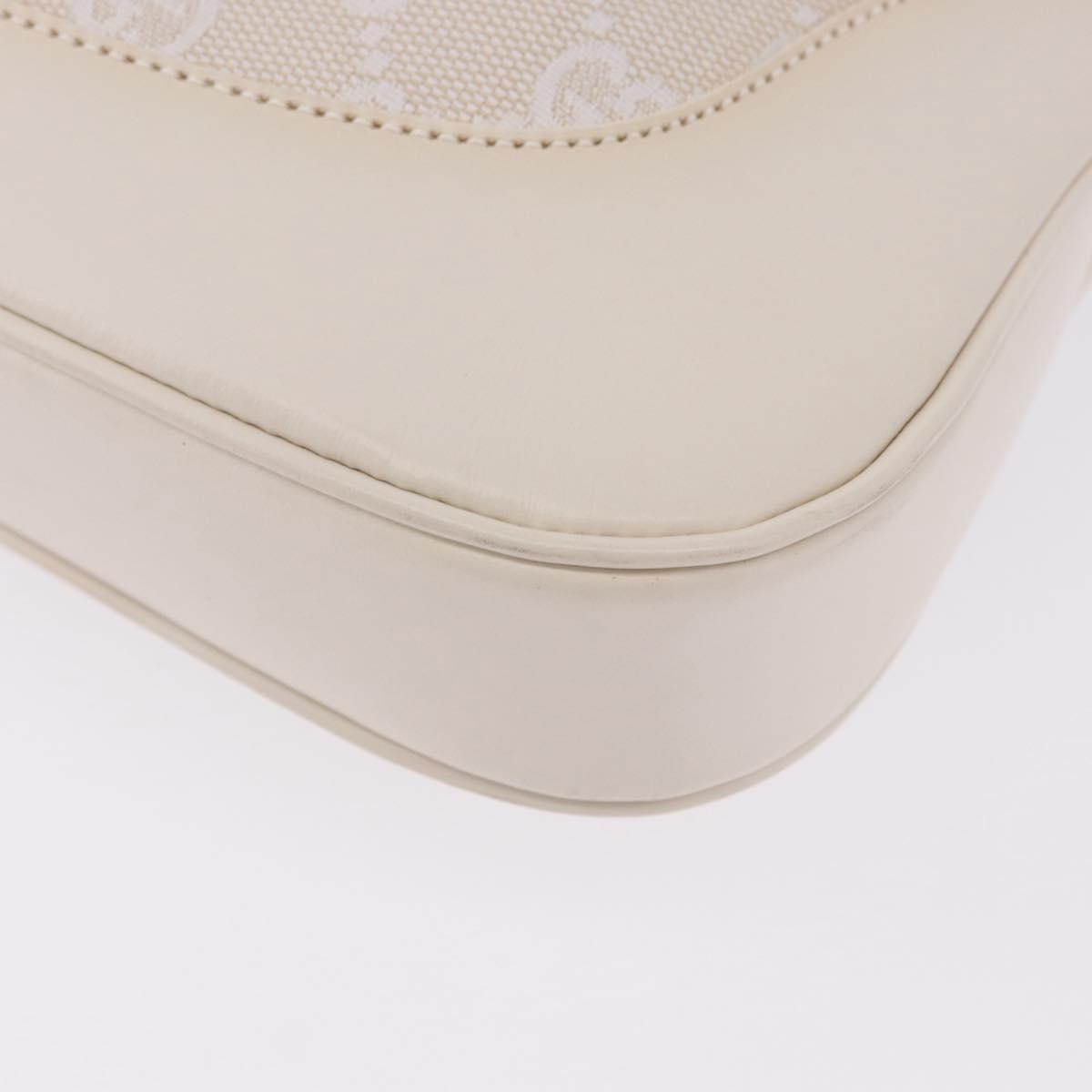 Gucci Jackie Canvas, White, Canvas, Handbag