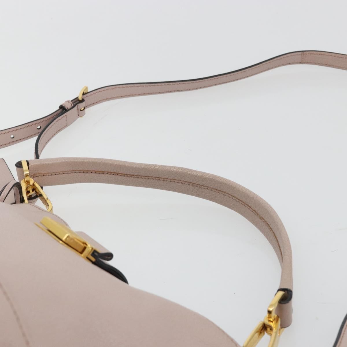 Miu Miu Madras Convertible Hobo Leather, Pink, Leather, Shoulder Bag