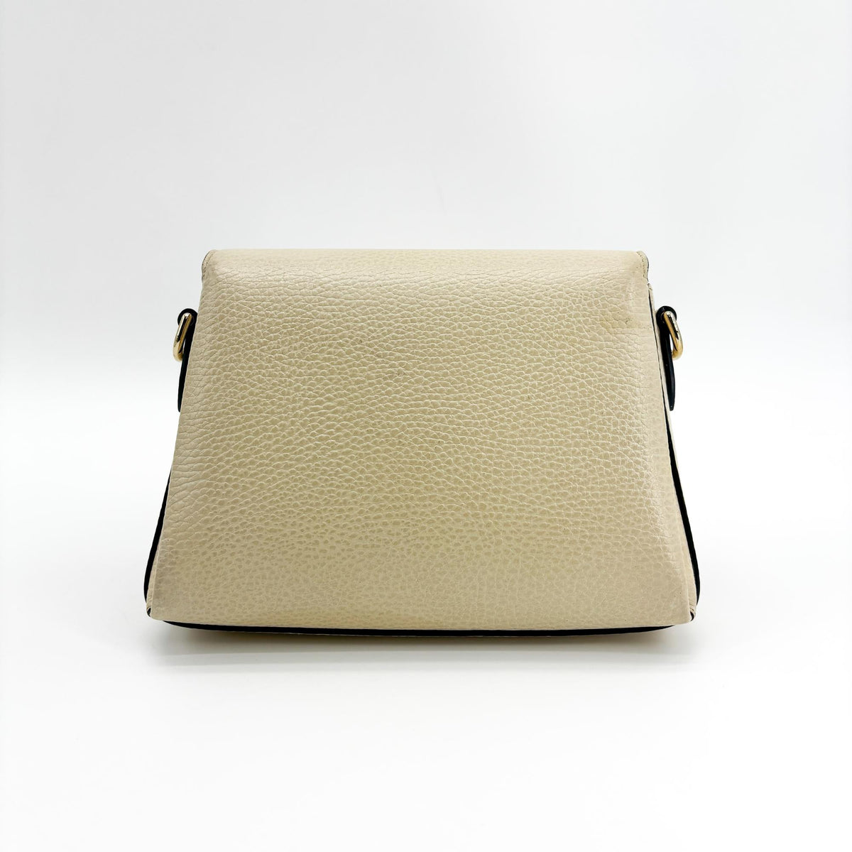 Gucci Interlocking Leather, Beige, Leather, Shoulder Bag
