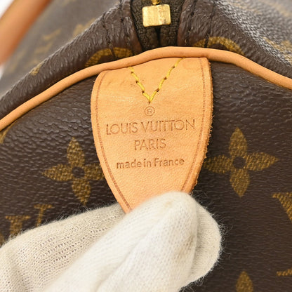 Louis Vuitton Keepall Monogram Canvas, Brown, Canvas, Travel Bag