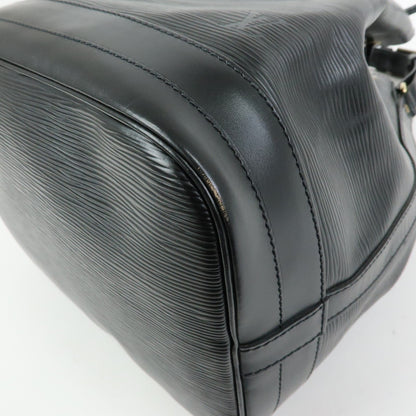 Louis Vuitton Noe Epi Leather, Black, Leather, Shoulder Bag