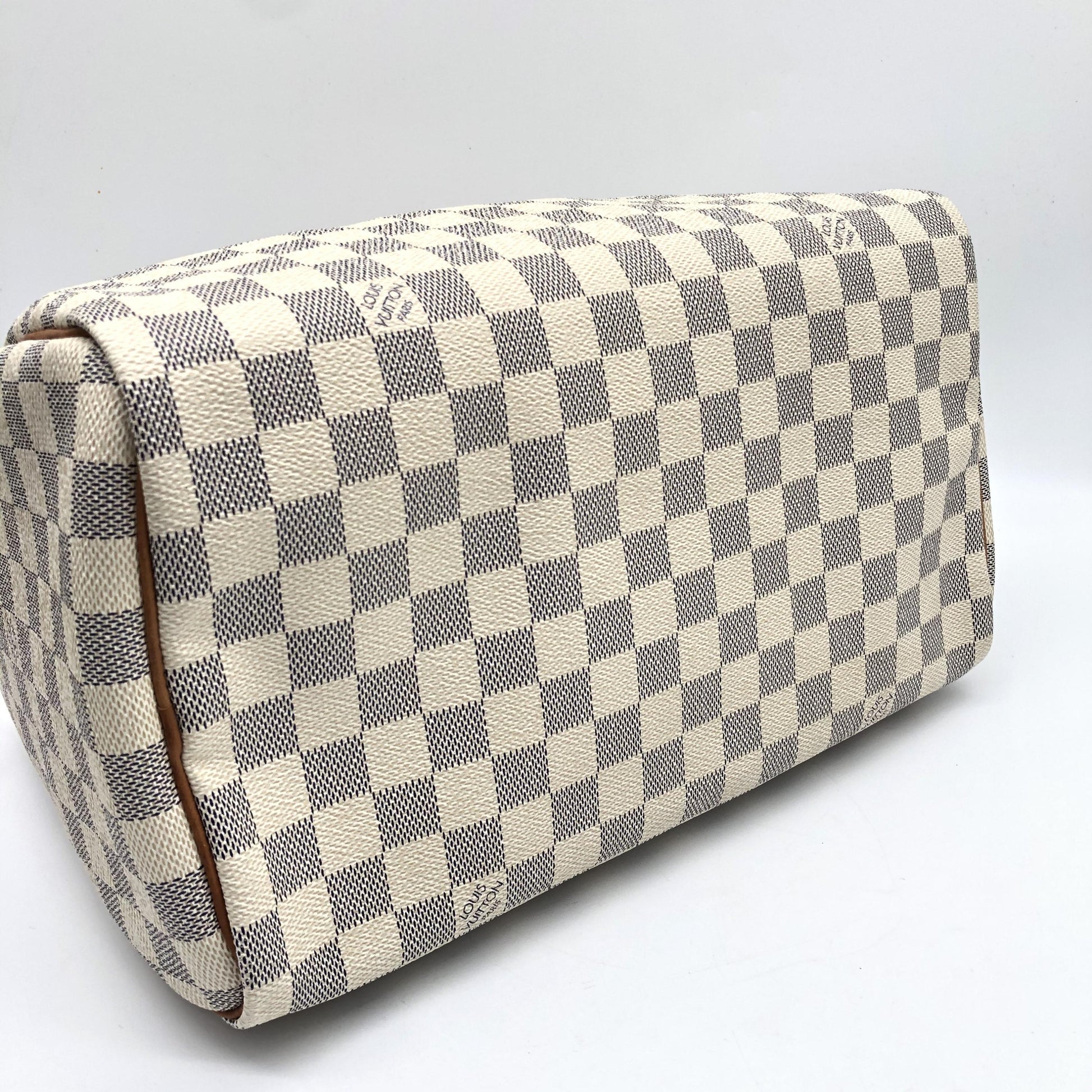 Louis Vuitton Speedy Damier, Beige, Canvas, Handbag