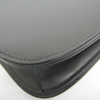 Celine Classic Box Smooth Leather, Gray, Leather, Handbag