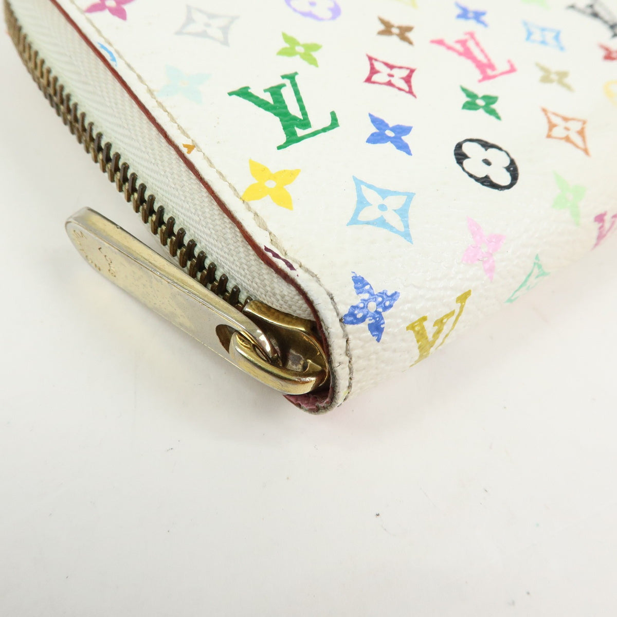 Louis Vuitton Zippy Monogram Multicolor, White, Canvas, Wallet