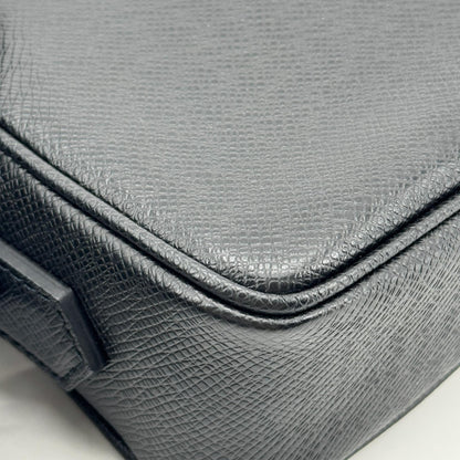 Louis Vuitton Kasai Clutch Taiga Leather, Black, Leather, Clutch