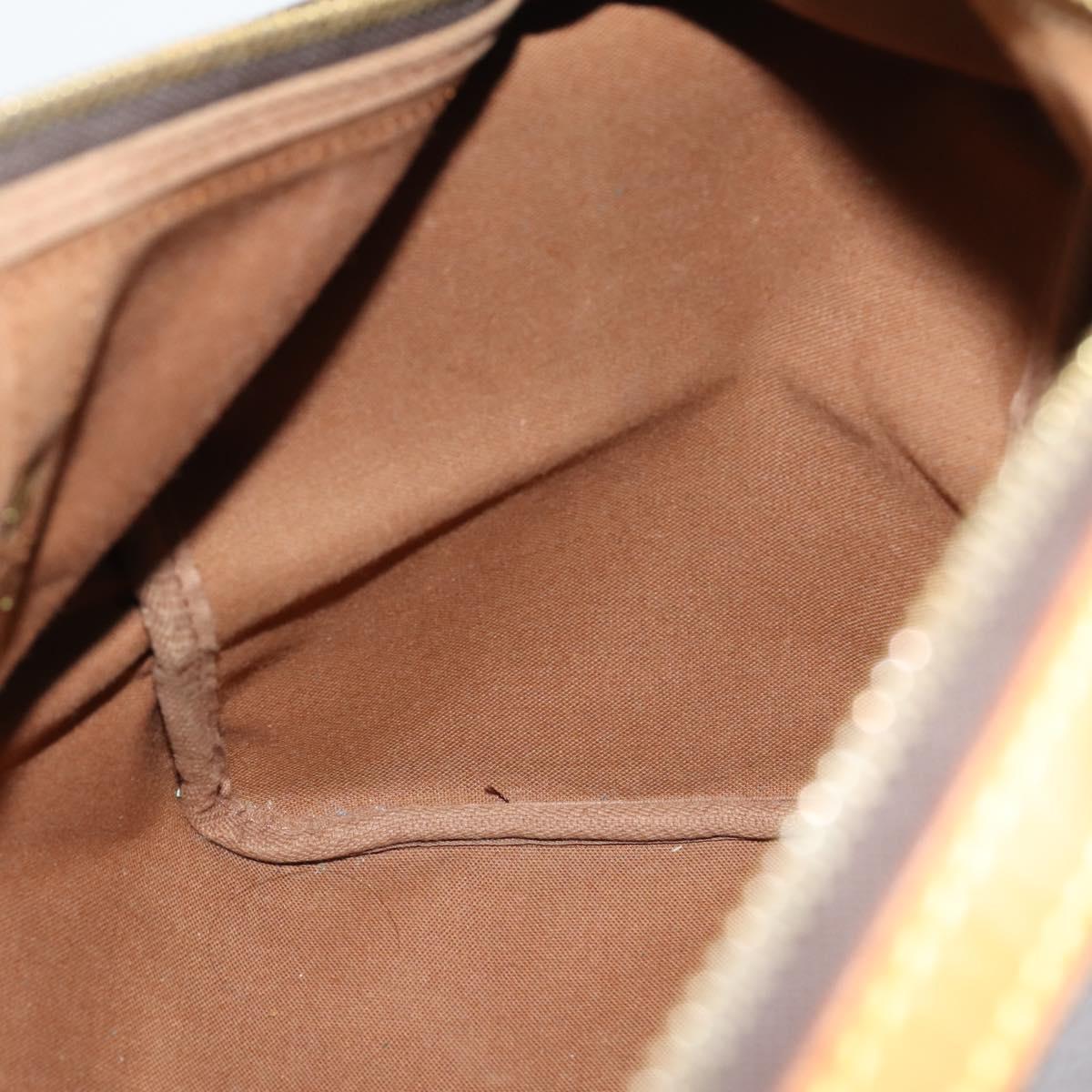 Louis Vuitton Sac Souple Handbag Monogram Canvas, BROWN, CANVAS, Handbag