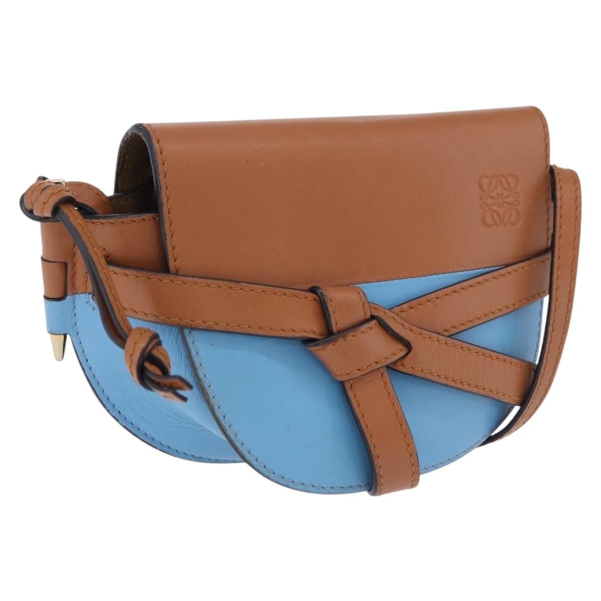 Loewe Metal Gate Leather, Multicolour, Leather, Shoulder Bag