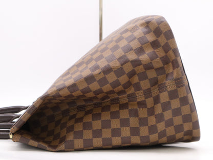Louis Vuitton Greenwich Travel Bag Damier, BROWN, CANVAS, Tote bag