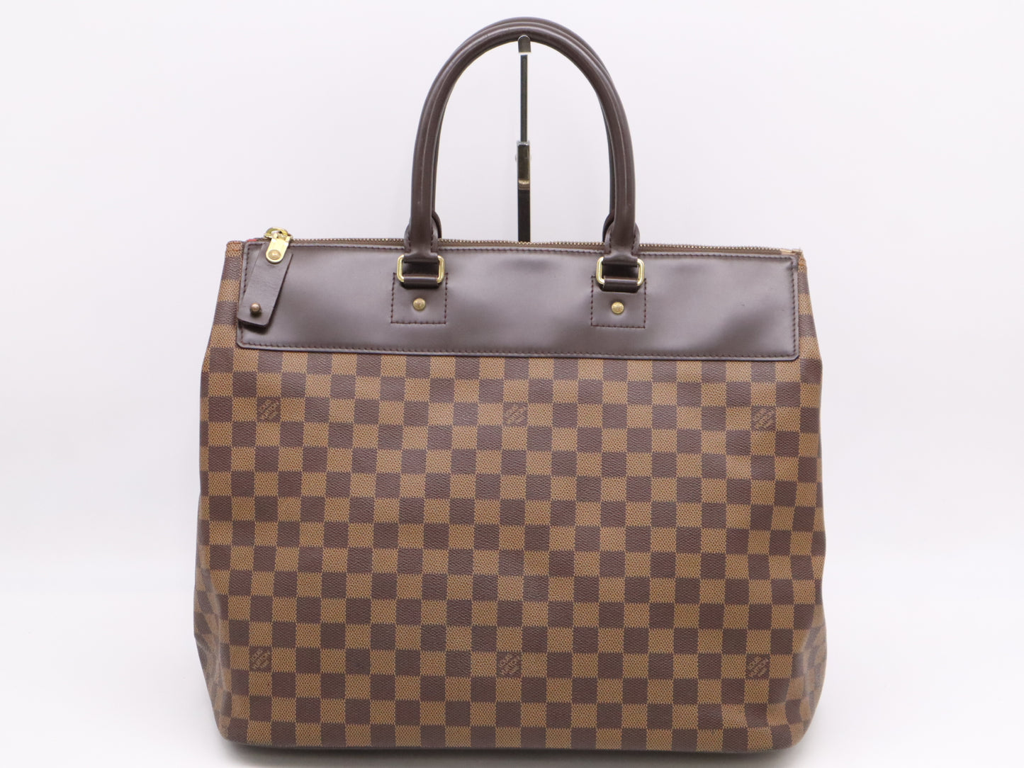 Louis Vuitton Greenwich Travel Bag Damier, BROWN, CANVAS, Tote bag