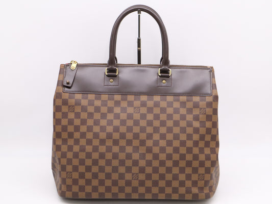 Louis Vuitton Greenwich Travel Bag Damier, BROWN, CANVAS, Tote bag