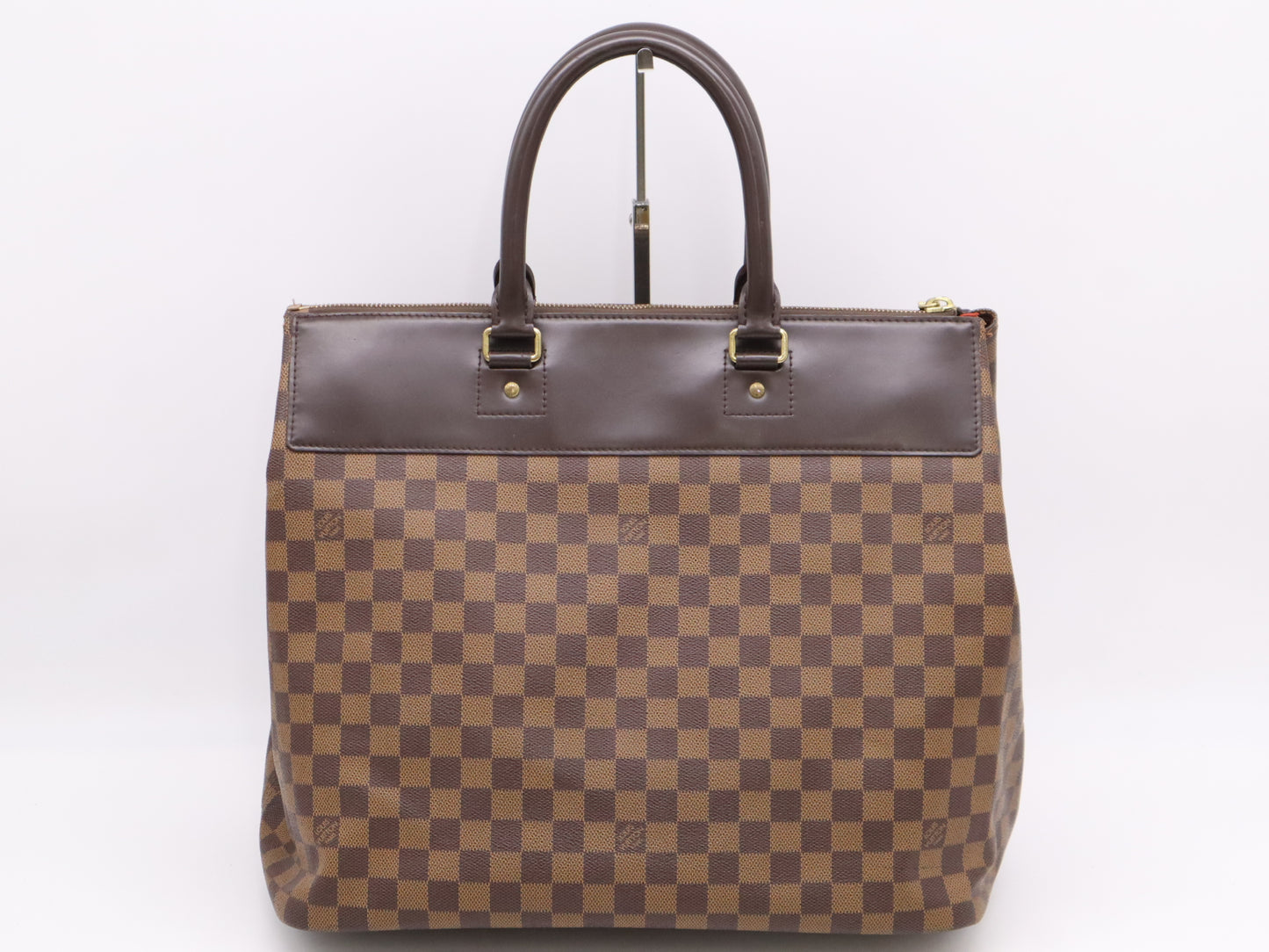 Louis Vuitton Greenwich Travel Bag Damier, BROWN, CANVAS, Tote bag