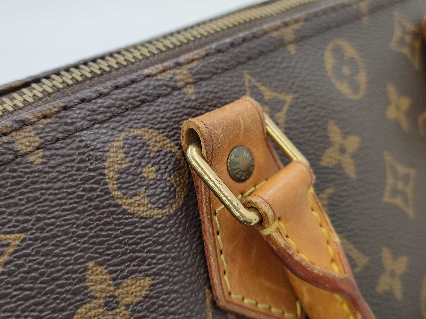 Louis Vuitton Speedy Handbag Monogram Canvas, BROWN, CANVAS, Handbag