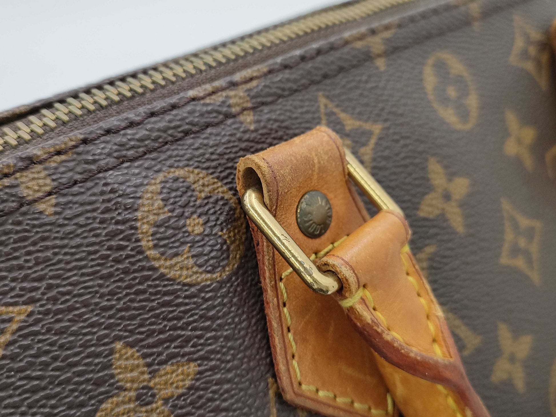 Louis Vuitton Speedy Handbag Monogram Canvas, BROWN, CANVAS, Handbag