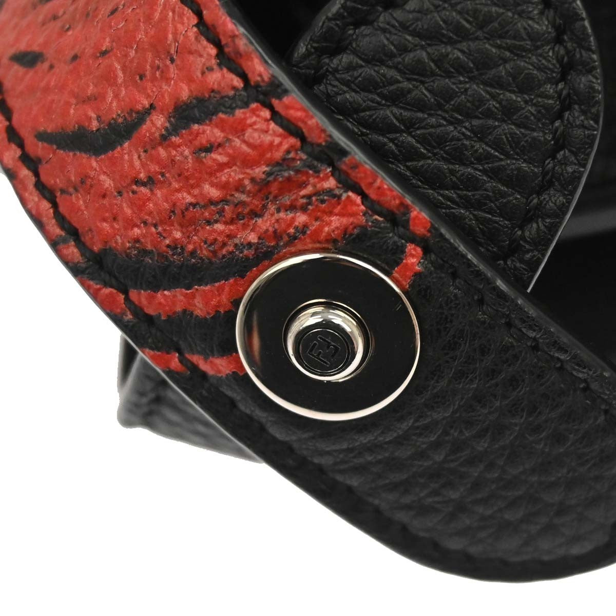Fendi Peekaboo ISeeU Printed Leather, Multicolour, Leather, Handbag