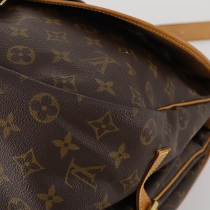 Louis Vuitton Saumur Monogram, Brown, Canvas, Shoulder Bag