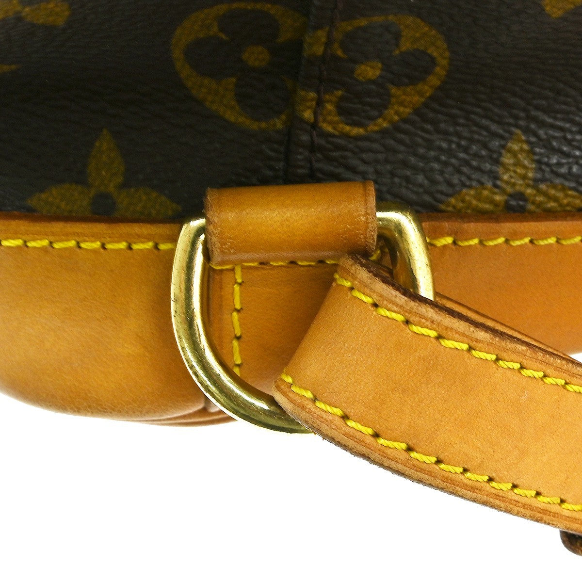 Louis Vuitton Vintage Montsouris Monogram Canvas, Brown, Canvas, Backpack