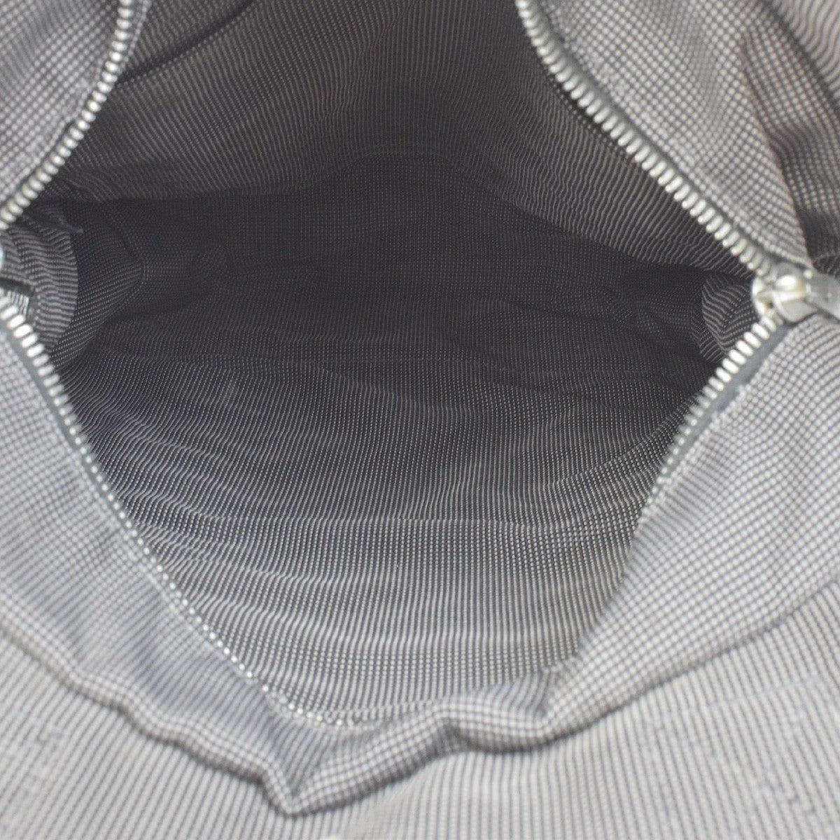 Hermes Herline Canvas, Gray, Canvas, Backpack