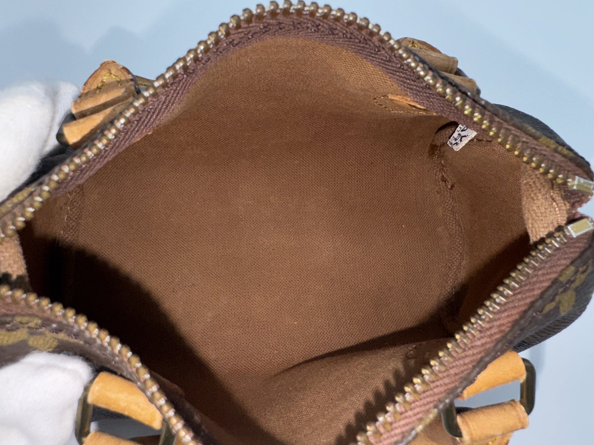 Louis Vuitton Speedy Mini HL Handbag Monogram Canvas, Brown, Canvas, Handbag