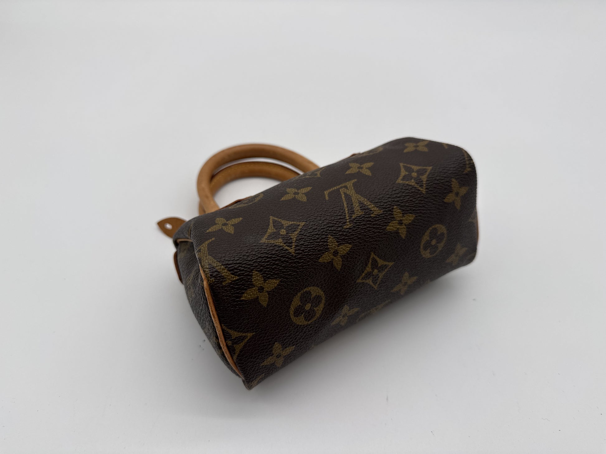 Louis Vuitton Speedy Mini HL Handbag Monogram Canvas, Brown, Canvas, Handbag