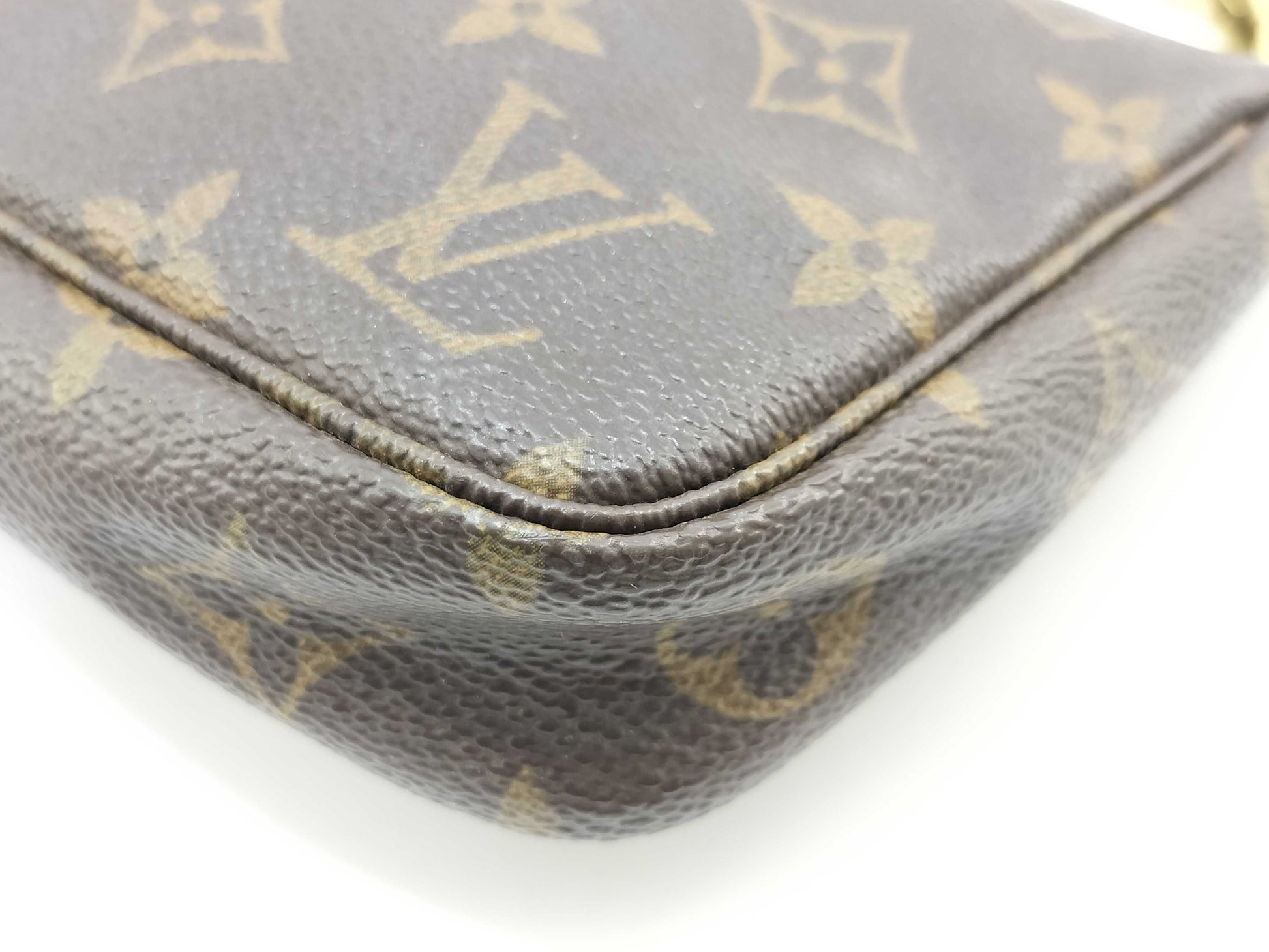 Louis Vuitton Pochette Accessoires Monogram Canvas, BROWN, CANVAS, Clutche & pouche