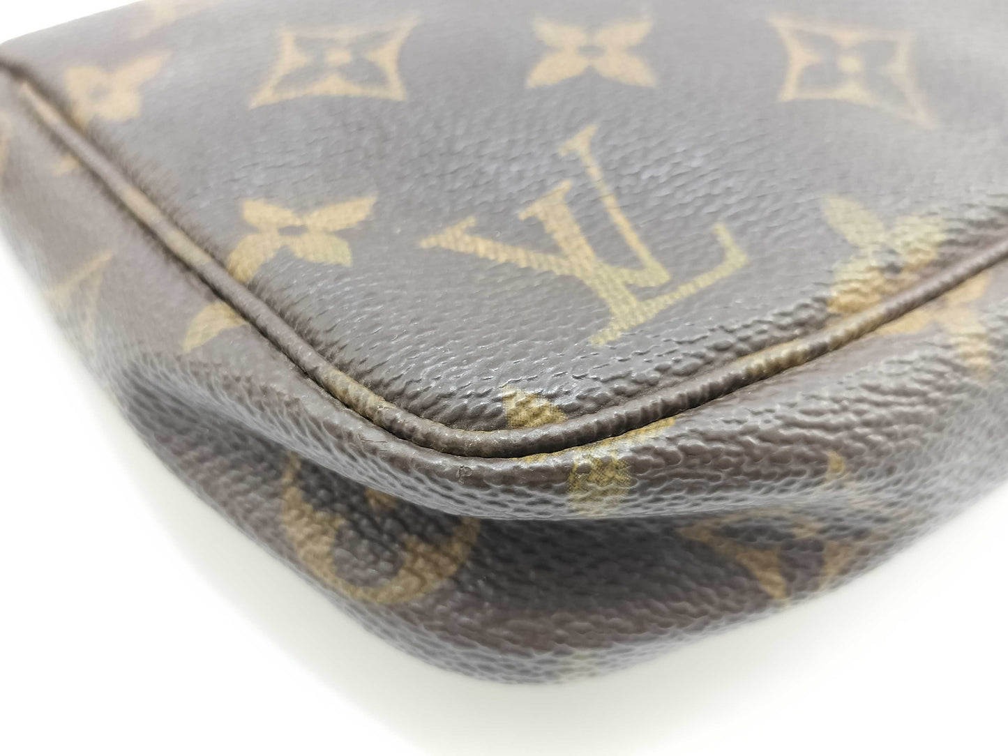 Louis Vuitton Pochette Accessoires Monogram Canvas, BROWN, CANVAS, Clutche & pouche