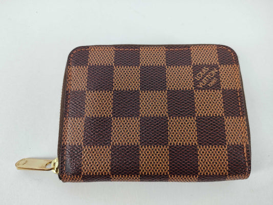 Louis Vuitton Padlock Zippy Coin Purse Monogram Printed Python, Brown, Canvas, Clutch