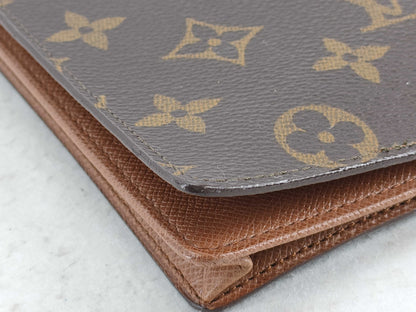 Louis Vuitton Porte Cartes Wallet Monogram Canvas, BROWN, CANVAS, Wallets