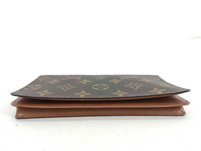 Louis Vuitton Porte Cartes Wallet Monogram Canvas, BROWN, CANVAS, Wallets