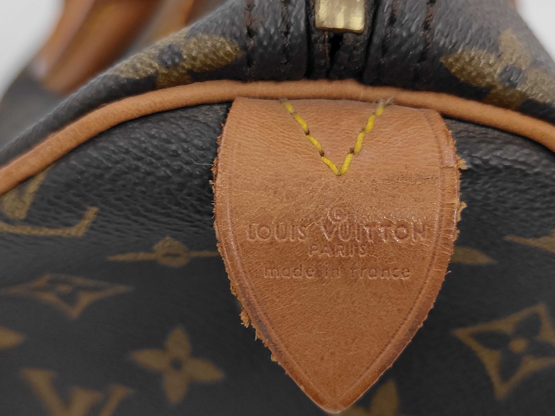 Louis Vuitton Speedy Handbag Monogram Canvas, Brown, Canvas, Handbag