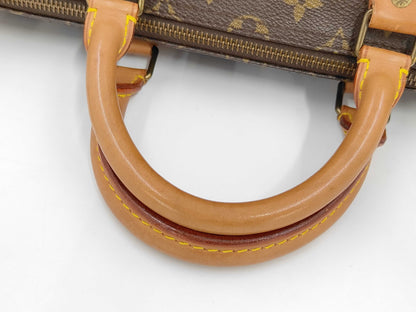 Louis Vuitton Speedy Handbag Monogram Canvas, Brown, Canvas, Handbag