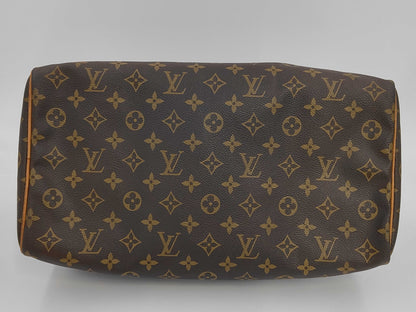 Louis Vuitton Speedy Handbag Monogram Canvas, Brown, Canvas, Handbag