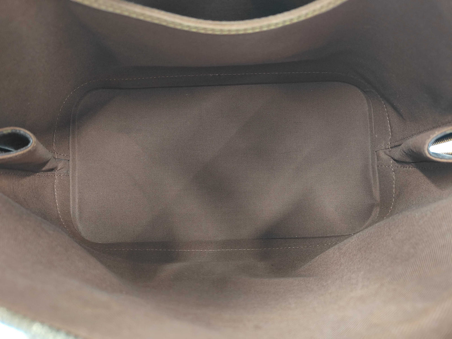 Louis Vuitton Alma Handbag Monogram Canvas, Brown, Canvas, Handbag