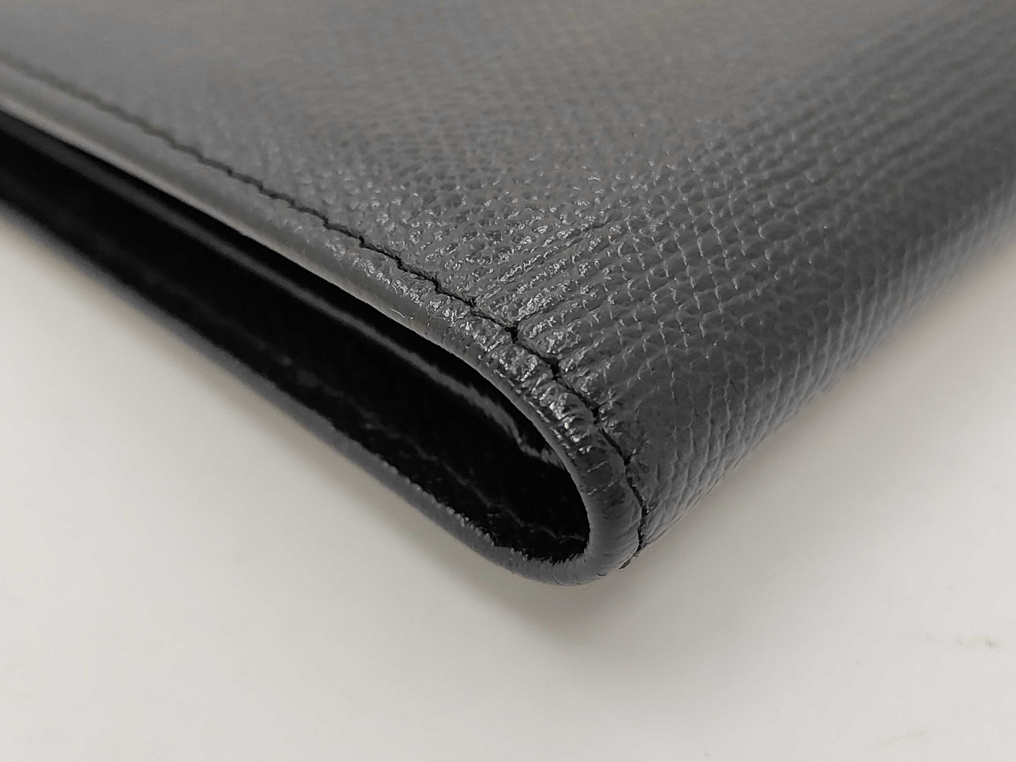 Chanel CC Logo Zipper Long Bifold Leather, Black, Leather, Wallet