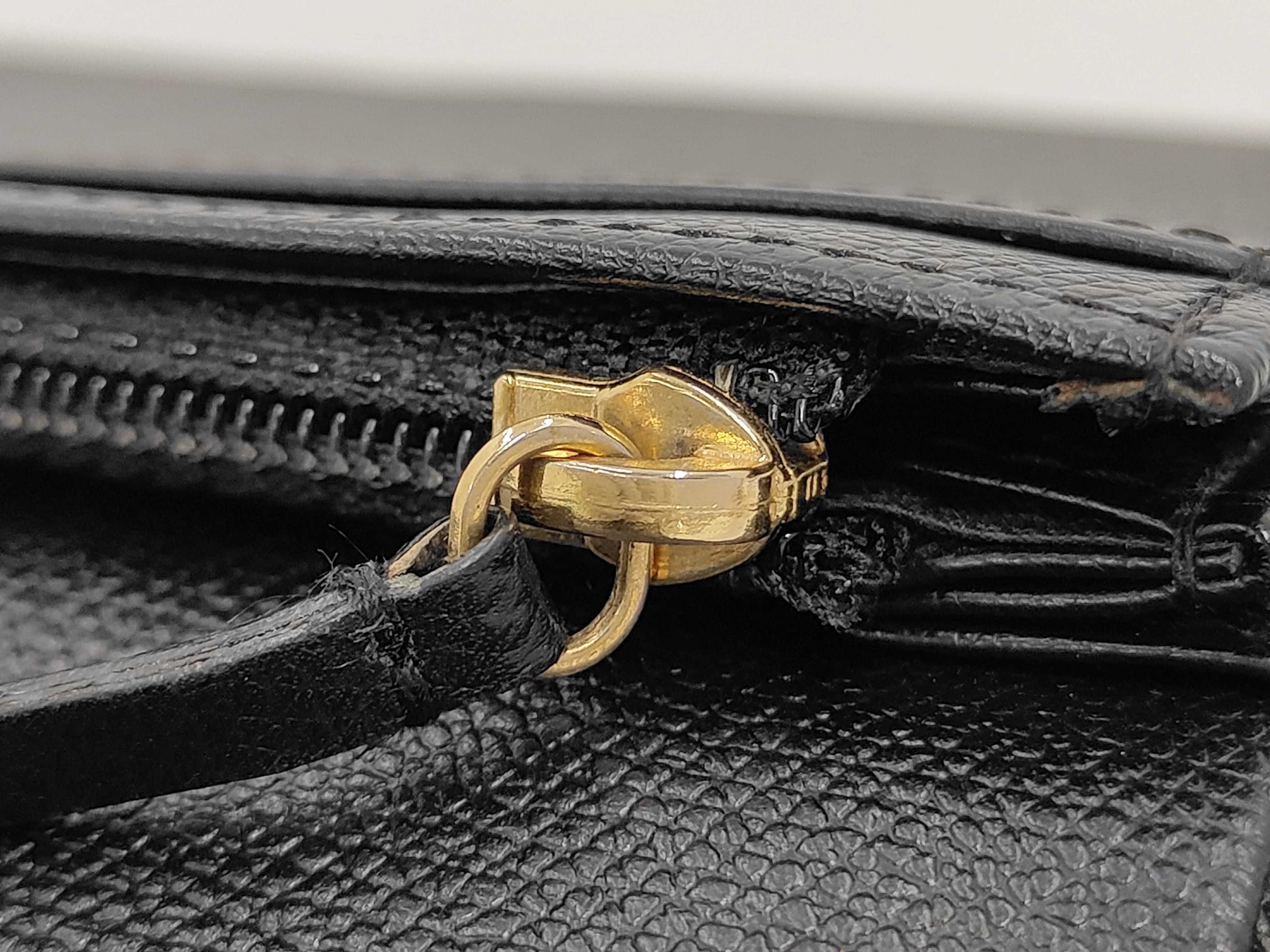 Chanel CC Logo Zipper Long Bifold Leather, Black, Leather, Wallet