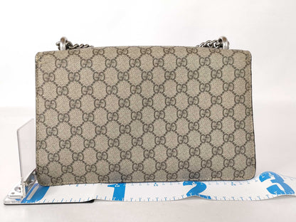 Gucci Dionysus Bag GG Coated Canvas, Beige, Canvas, Shoulder Bag