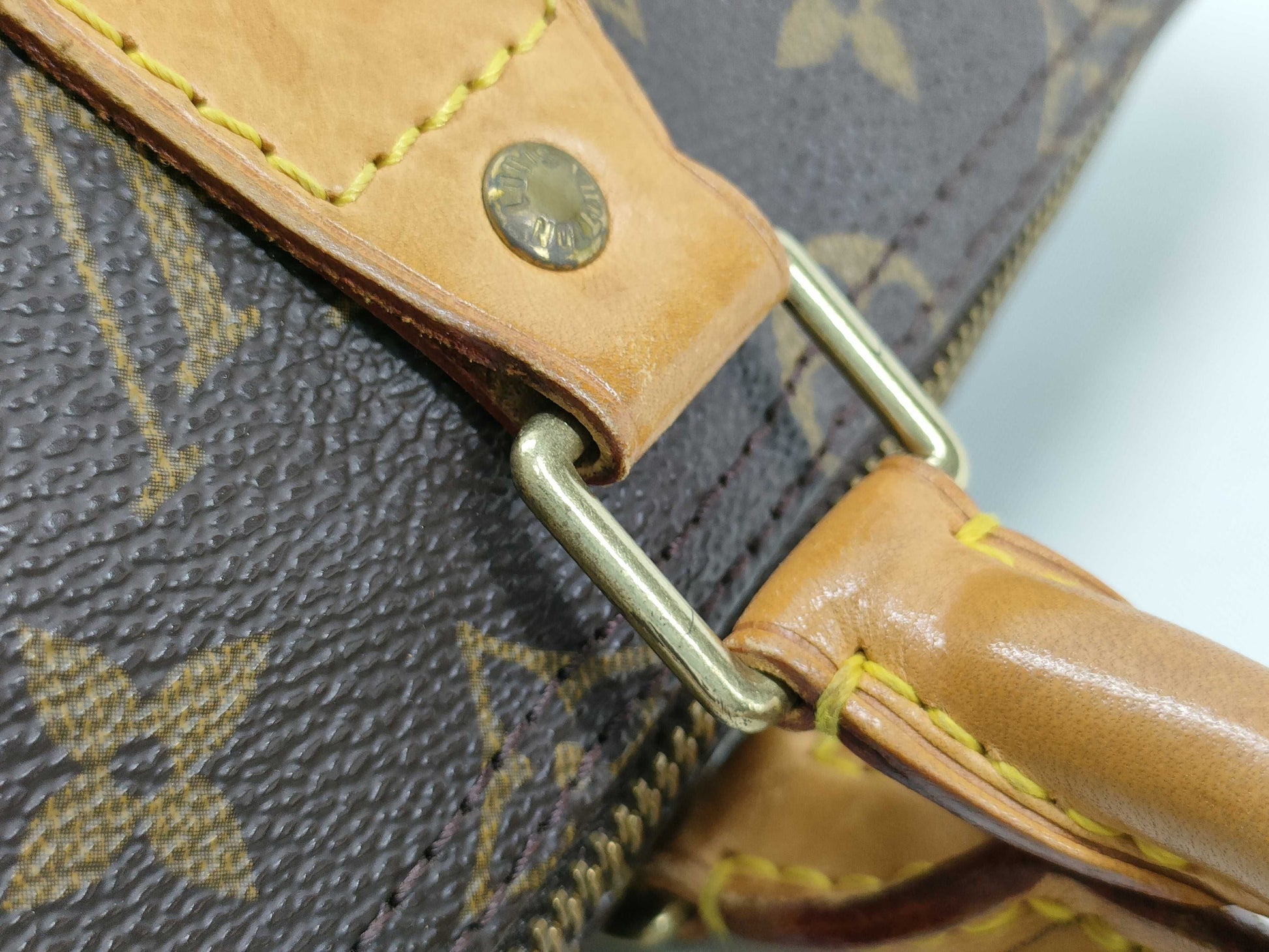 Louis Vuitton Speedy Handbag Monogram Canvas, Brown, Canvas, Handbag