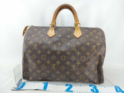 Louis Vuitton Speedy Handbag Monogram Canvas, Brown, Canvas, Handbag