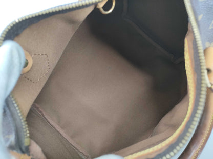 Louis Vuitton Speedy Handbag Monogram Canvas, Brown, Canvas, Handbag