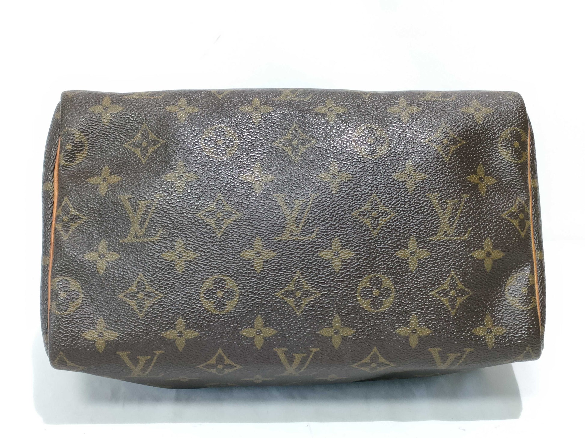 Louis Vuitton Speedy Handbag Monogram Canvas, Brown, Canvas, Handbag