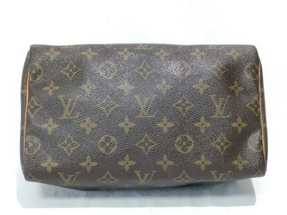 Louis Vuitton Speedy Handbag Monogram Canvas, Brown, Canvas, Handbag