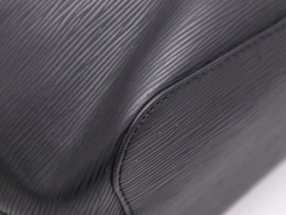 Louis Vuitton Mandara Handbag Epi Leather, Black, Leather, Shoulder Bag