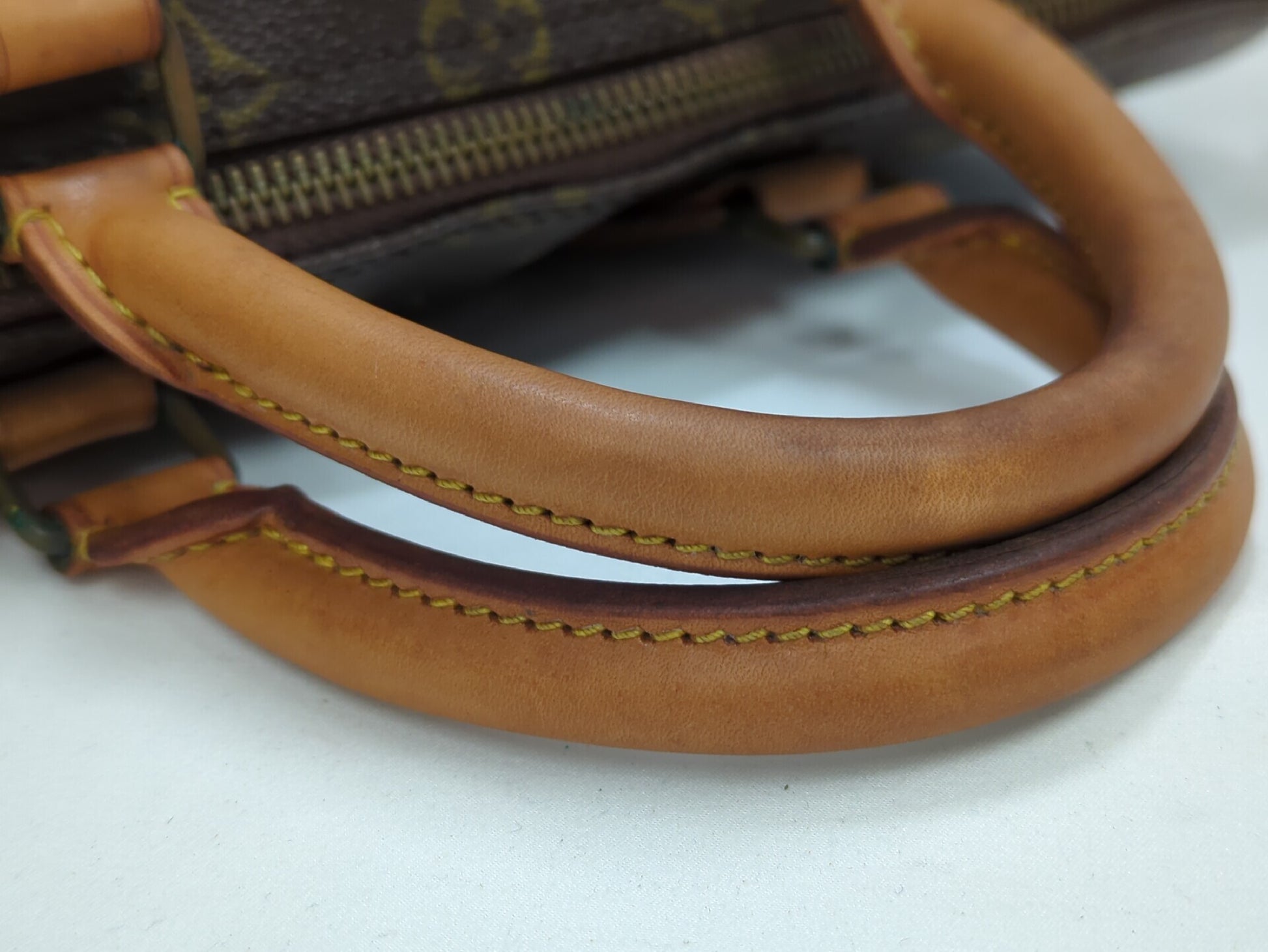 Louis Vuitton Speedy Handbag Monogram Canvas, Brown, Canvas, Handbag