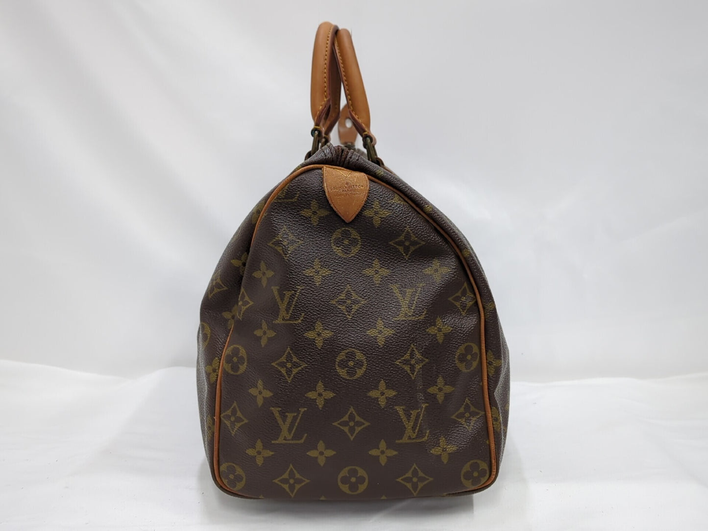 Louis Vuitton Speedy Handbag Monogram Canvas, Brown, Canvas, Handbag