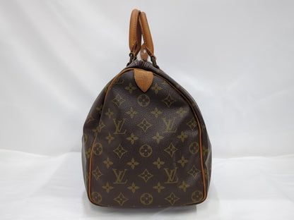 Louis Vuitton Speedy Handbag Monogram Canvas, Brown, Canvas, Handbag