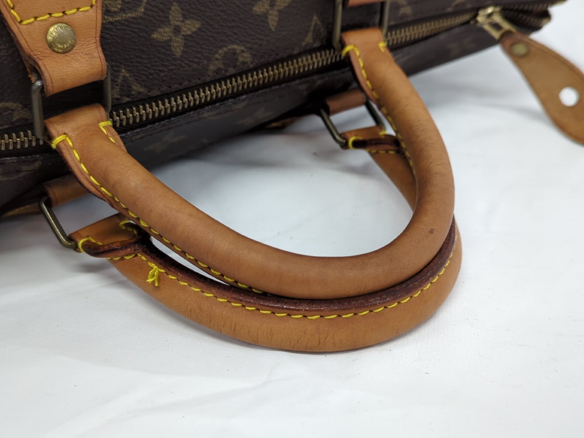 Louis Vuitton Speedy Handbag Monogram Canvas, Brown, Canvas, Handbag