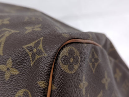 Louis Vuitton Speedy Handbag Monogram Canvas, Brown, Canvas, Handbag