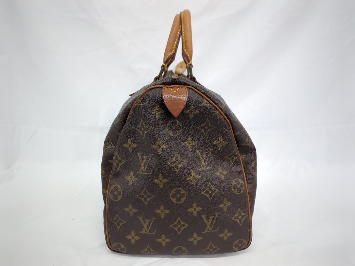Louis Vuitton Speedy Handbag Monogram Canvas, Brown, Canvas, Handbag