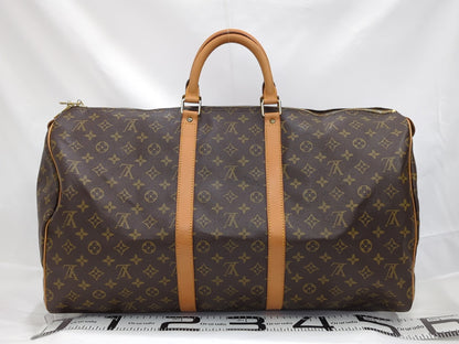 Louis Vuitton Keepall Bag Monogram Canvas, Brown, Canvas, Travel Bag
